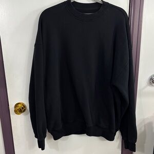 Men’s Black Abercrombie Crew Sweatshirt L